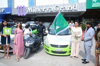 Sreemukhi Launches Whipride Taxi Services In HYD